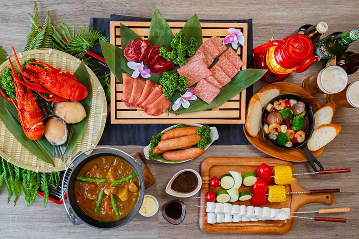 地元の食材をふんだんに使用したお食事